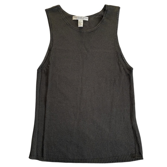 Josephine Chaus Knit Tank Top Size Large - Picture 7 of 7